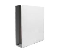 CAJA ARCHIVADOR LIDERPAPEL DE PALANCA CARTON FOLIO DOCUMENTA LOMO 82MM COLOR BLANCA