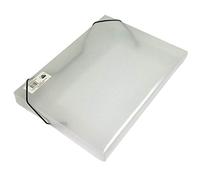 Caja archivadora transparente A4 de 30 mm con cierre elástico (335 x 245 x 30 mm)