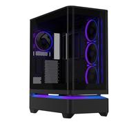Caja ASUS Prime AP304 TG ARGB negra con 4 ventiladores ARGB