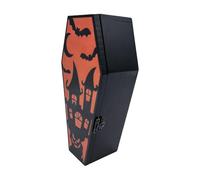 Caja Ataúd | Cuenco de Halloween para Dulces y Snacks | Contenedor Alimentos Decoración Hogar para Joyas Snacks Chocolates Pastel Palomitas | Tartas Chocolates Palomitas Tés Fiestas Navideñas y Ferias