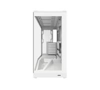 Caja ATX Abysm Arian Frame A400 White Cristal Templado ARGB PWM Blanco