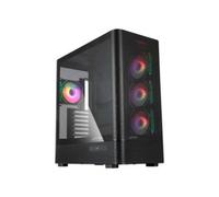 Caja ATX Abysm Danube Sava H500 II Air ARGB Negra Vidrio Templado 4 Ventiladores USB-C