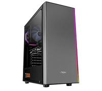 Caja ATX con 2 USB 2.0, 1 USB 3.0, Audio, luz ARGB Frontal, Ventilador Trasero de 12 cm y Capacidad gráfica de hasta 330 mm, Ideal para Gaming.