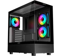 Caja ATX Danube Sava H400 Prime ARGB con vidrio templado (negra) - ABYSM