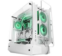 Mars Gaming MC-Edge Caja Gaming ATX Diseño Open Air Triple Cristal Templado USB-C USB 3.0 Blanco