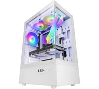 Caja ATX de vidrio templado MC-XO Gaming FRGB (blanca) - MARS GAMING