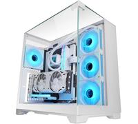 Caja ATX de vidrio templado para juegos MC-VISION (blanca) - MARS GAMING