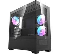 Caja ATX DS900 AIR + 6 ventiladores aRGB (negra) - DARKFLASH