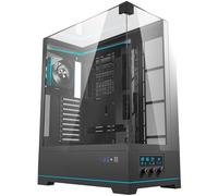Caja ATX DY450L PRO + 1 ventilador (negra) - DARKFLASH
