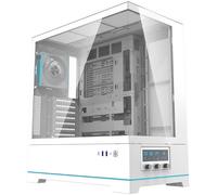 Caja ATX DY451 PRO + 1 ventilador (blanca) - DARKFLASH