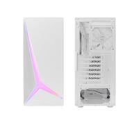 Caja Atx Semitorre Coolbox GA450 Star Light ArGB Cristal Templado Blanco