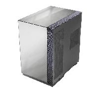 CAJA ATX SEMITORRE GAMING MARS GAMING MC3GFPRO TRIPLE CRISTAL CROMADO ARGB GPU 383mm 1x3.5 3x2.5