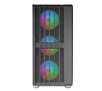 CAJA ATX SEMITORRE GAMING MARS GAMING MCVAULT FRONTAL NEGRO DE MALLA VERTICAL 4x120mm ARGB 3xPCI VER MCVAULT