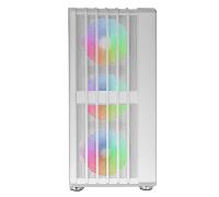 CAJA ATX SEMITORRE GAMING MARS GAMING MCVAULTW FRONTAL BLANCO MALLA VERTICAL 4x120mm ARGB 3xPCI VERT MCVAULTW