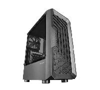 caja atx semitorre mars gaming mc-2000 black frontal mesh ventana lateral camara dual sin fuente de alimentacion