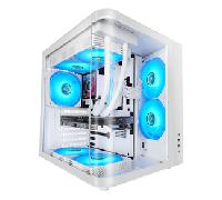 CAJA ATX SEMITORRE MARS GAMING MCCURV BLANCO CRISTAL TEMPLADO CONTINUO GPU MAX. 334mm 1x3.5 2x2.5 MCCURVW