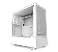 NZXT Caja ATX Semitorre H5 Flow Cristal templado USB-C/3.1 Blanca
