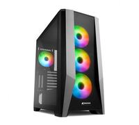 Sharkoon TG7M RGB - Caja de Ordenador, PC Gaming, Torre E-ATX, Negro