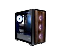 Caja ATX UNYKAch Revelat Madeira Black Cristal Templado USB 3.0/Type-C Soporte GPU 425mm