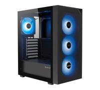 Caja ATX UNYKAch REVELAT Mesh Compact Edition | Chasis Gaming con 4 Ventiladores ×120 mm ARGB, USB-C Gen 2, Cristal Templado, Soporte Refrigeración 240 mm, Mallas Mesh
