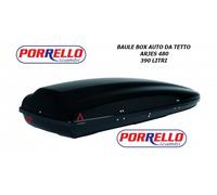 Caja Auto Baúl Portatodo De Techo Arjes 480 Universal G3 390 Lt Negro Brillante