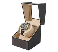 Caja automática de reloj individual para Rolex, caja de reloj de madera giratoria de cuerda automática, funciona con batería o USB, regalo para hombres y mujeres, motor Mabuchi silencioso (nogal)