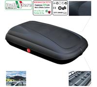 Caja Baúl Techo Coche Portaequipajes Baca Universal 320 Litros Puerto Equipaje