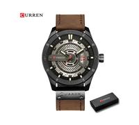 (caja blanca negra) Reloj de lujo marca CURREN Relojes deportivos militares para hombre Reloj de cuarzo
