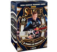 Caja Blaster de carreras Panini Select, cartas coleccionables de NASCAR, paralelos exclusivos de premios minoristas, tarjetas de novato, insertos y tarjetas de recuerdo de autógrafos de persecución