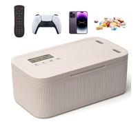 Caja Bloqueo Movil, ADDLIVE Caja Temporizador Movil, Carcel para Moviles para Teléfonos, Snacks, Medicinas y Control de Hábitos, 24 * 13 * 9,6 cm