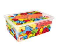 Caja bloques construcción 80 piezas Color Block Maxi