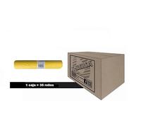 Caja Bolsa basura 120 Lt. 85x105 mm. Caja 35 rollos - 350 bolsas XL Amarillo.