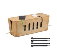 Caja cables Organizador cables Almacenaje cables con tapa Guardacables grande