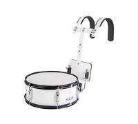 Caja, Caja de marcha, Soporte de portador de caja de marcha de aluminio, Juego de instrumentos musicales de percusión para bateristas estudiantes principiantes(Black,10inch)