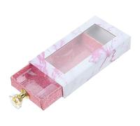 Caja caja de pestañas mini cepillo de pestañas bigudí pestañas tenues tecnología cajoneras cajones contenedor de pestañas postizas con asa casos de pestañas postizas el plastico FRCOLOR