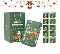 Caja - Caja plegable sorpresa de 18 cm, material de papel, soporte de dinero multicapa con diseño festivo, ideal para regalos de vacaciones y uso en fiestas