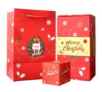 Caja Cajas navideñas que rebotan con 12 cajas de rebote Hucha creativa para efectivo para mujeres, hombres y niños (estilo 1), Navidad
