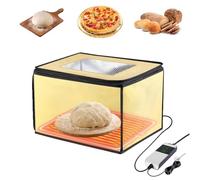Caja Calentadora de Fermentador de Pan, Caja de Fermentación para Pan de Masa Madre con Temperatura Ajustable y Temporizador, Fermentador De Masas Versátil, Caja de Fermentación Plegable para Horneado