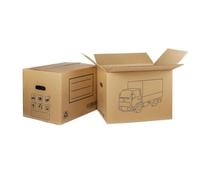 CAJA CARTON MUDANZA ASA TROQUEL. 60x40x40cm "venta unitaria"