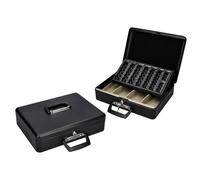 Caja Caudales Q-Connect 14,5\" 370X290X110 Mm Con Portamonedas Y Bandeja Para Billetes