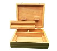Caja CBL Grassleaf, grande, de madera, para liar cigarrillos