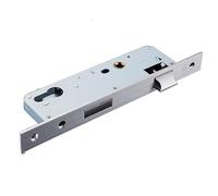 Caja central de cerradura de puerta, caja de cambios, cerradura de acero inoxidable para puertas de madera con panel cuadrado de metal