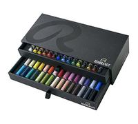 CAJA CERAS PASTEL REMBRANDT 2 PISOS, 15 ENTERAS + 30 MEDIAS