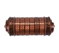 Caja cerrada con cilindro de candado alfabético Retro Da Vinci Code Regalo ideal cumpleaños y San Valentín