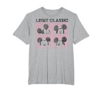 Caja clásica legítima de Mickey y sus amigos de Mickey Mouse de Disney Camiseta, Hombre tallas grandes, Gris Jaspeado, 2X Alto