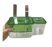 Caja colgante de separación para pecera, caja de cría flotante, transparente, para aislamiento, incubadora de acuarios