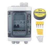 Caja Combinada Fotovoltaica IP65, Protección contra Rayos a Prueba de Agua, Disyuntor Solar Fotovoltaico con Disyuntor de 40A, 1000V