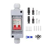 Caja combinada solar DC500V impermeable unidad de distribución eléctrica caja de distribución de energía para sistemas fotovoltaicos al aire libre energía solar