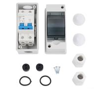 Caja combinada solar fotovoltaica con interruptor de circuito de CA impermeable y caja de conexiones IP65 para un control fiable del circuito eléctrico (63 A)