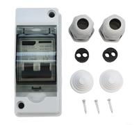 Caja combinada solar fotovoltaica con interruptor de circuito de CA impermeable y caja de conexiones IP65 para un control fiable del circuito eléctrico (16 A)